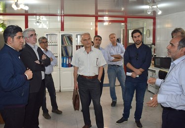بازدید مدیر عامل و مدیران محترم نیروگاه قشم از شرکت قطعات توربین شهریا...